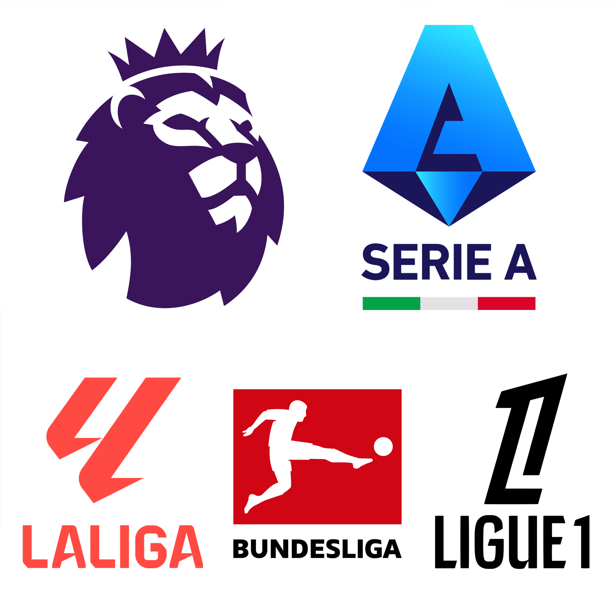 欧洲五大联赛标志集合